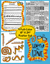 Load image into Gallery viewer, Larry the Line, Posters and Printouts Bundle, Digital Download
